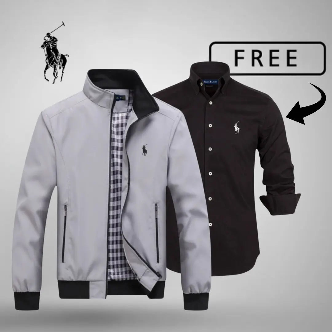 Casual Zip-Up Bomber⢠Premium + FREE Jumper or Shirt (Your Choice)
