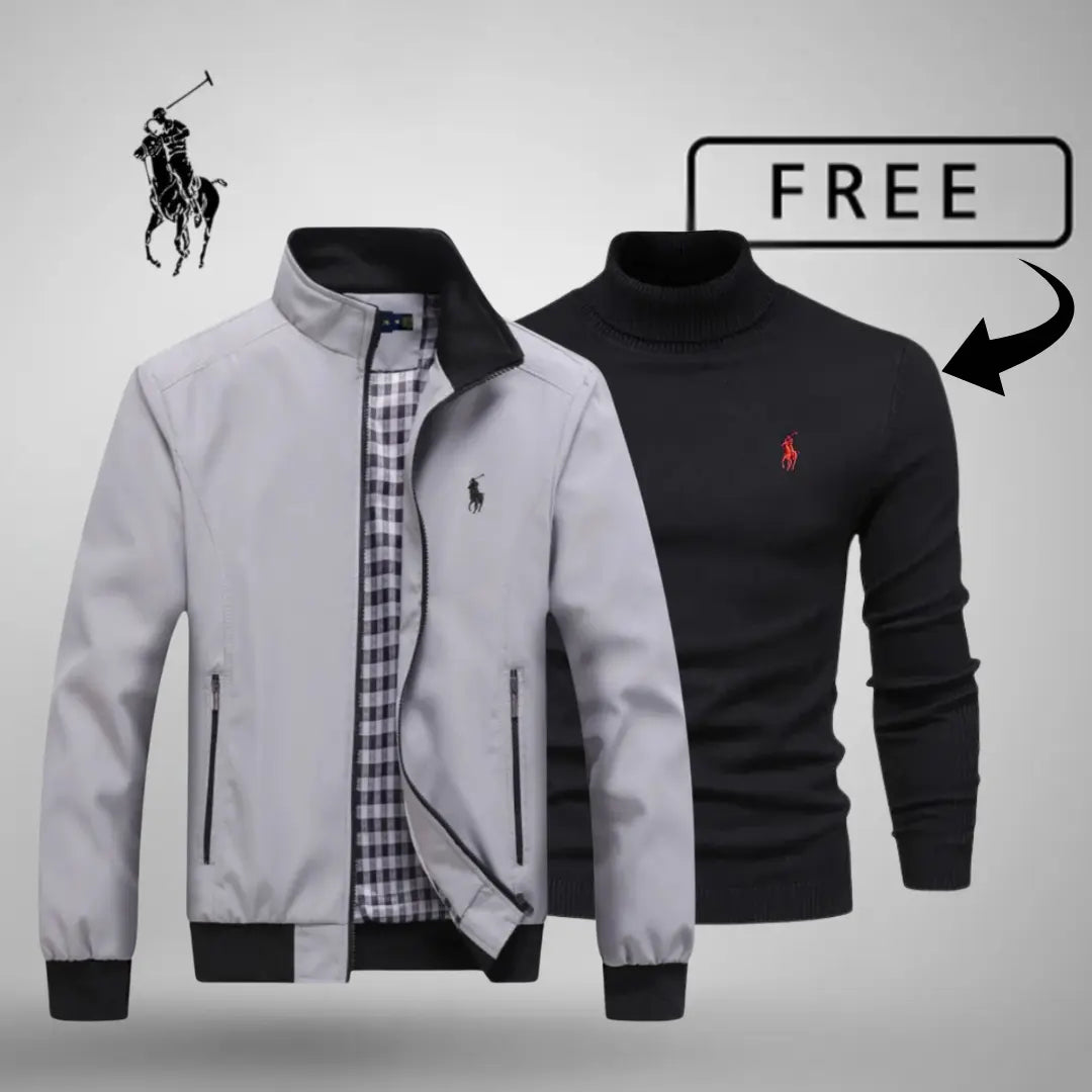 Casual Zip-Up Bomber⢠Premium + FREE Jumper or Shirt (Your Choice)