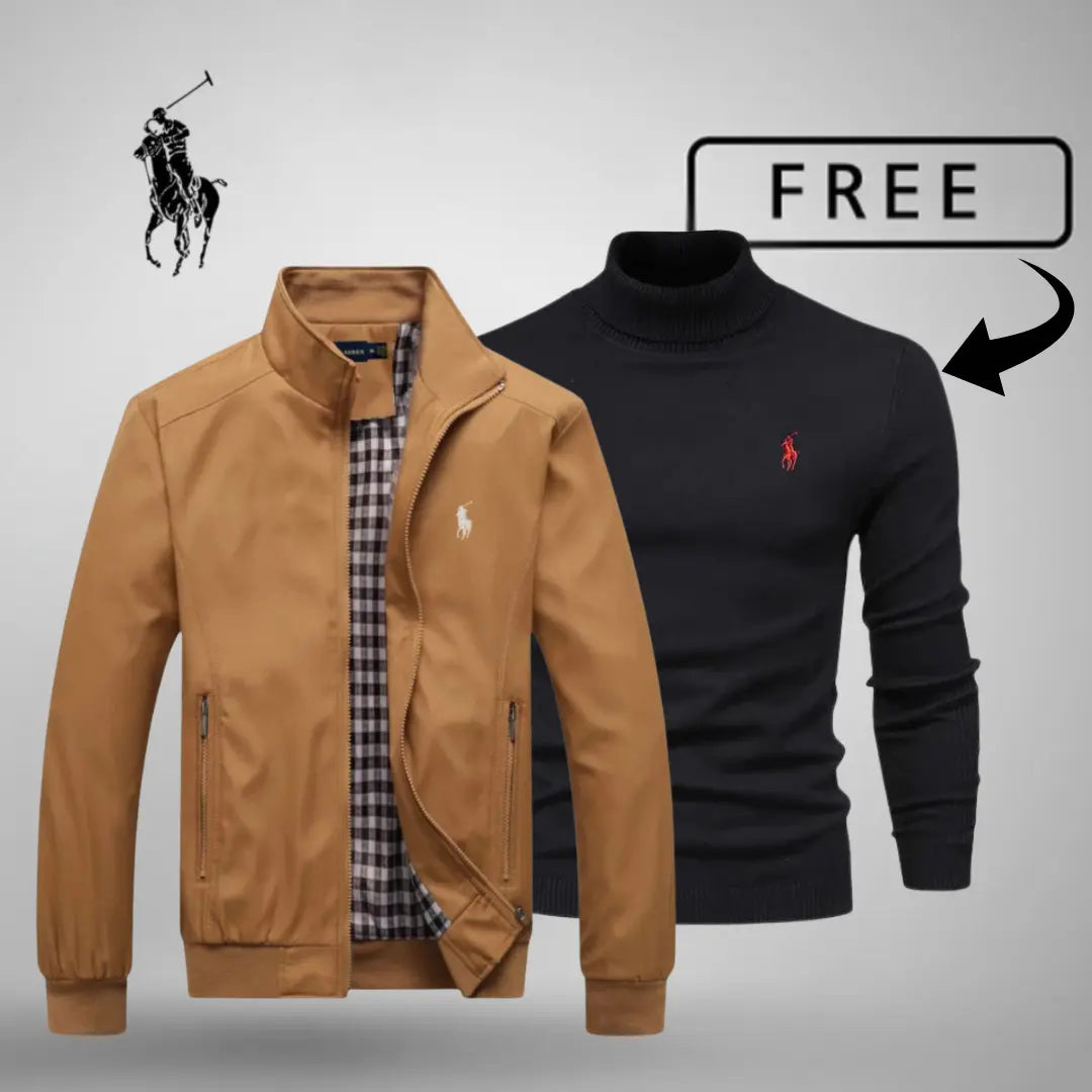 Casual Zip-Up Bomber⢠Premium + FREE Jumper or Shirt (Your Choice)