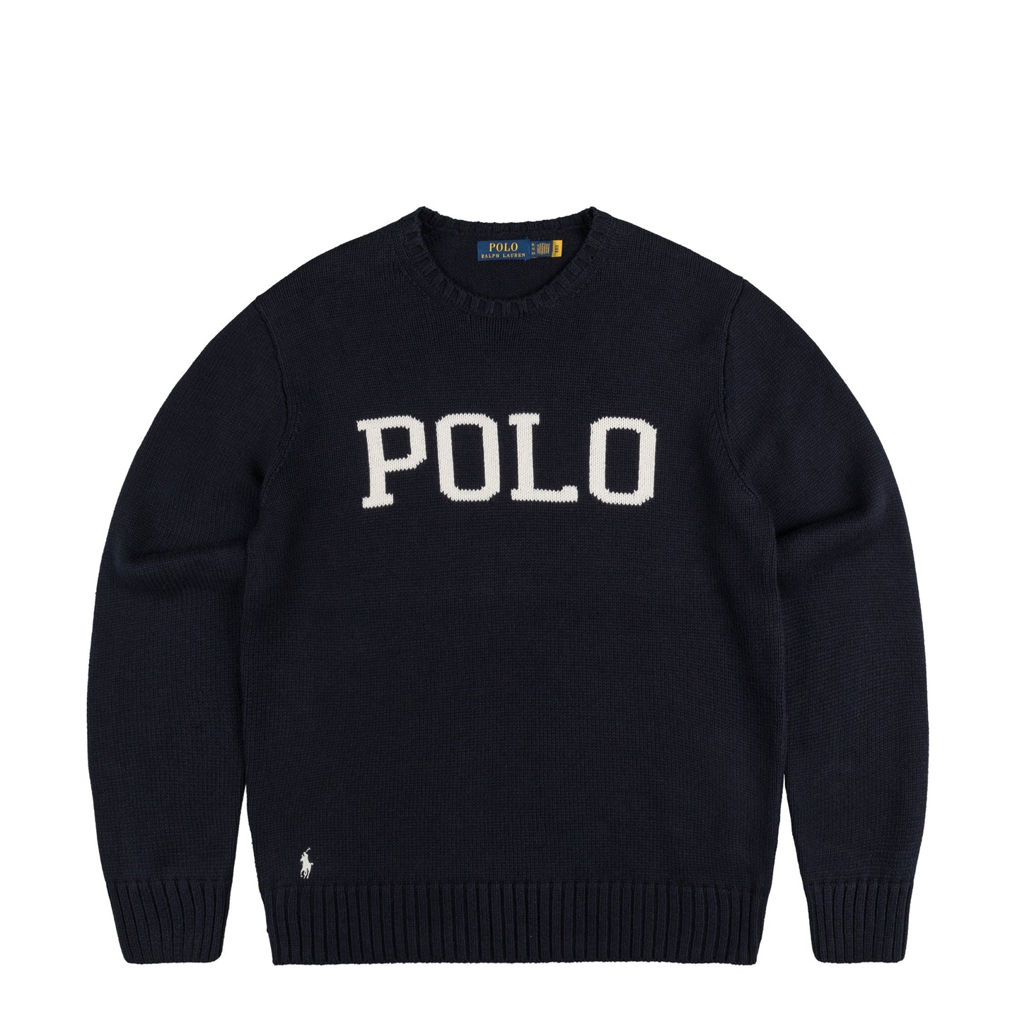 Polo Ralph Lauren Logo-Intarsia Cotton Jumper