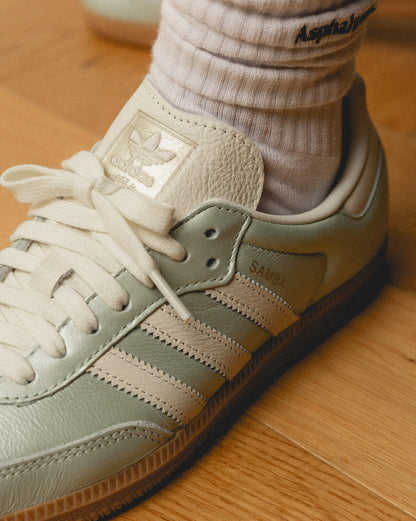 Adidas Samba Linen Green Metallic