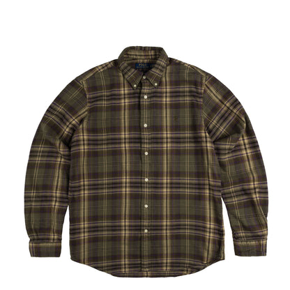 Polo Ralph Lauren Custom Fit Plaid Brushed Flannel Shirt