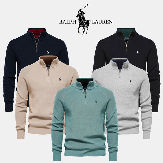 R&L™ Zip Neck Sweater for Men (Sale)