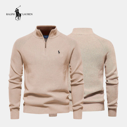 R&L™ Zip Neck Sweater for Men (Sale)