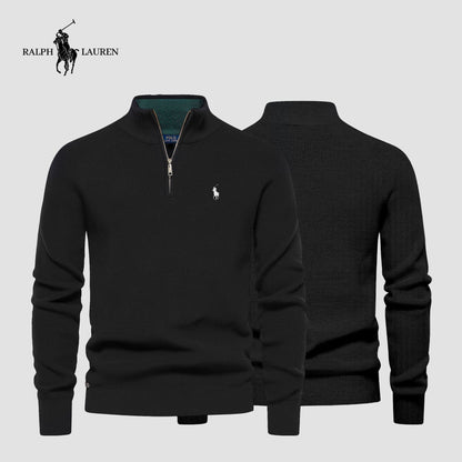 R&L™ Zip Neck Sweater for Men (Sale)