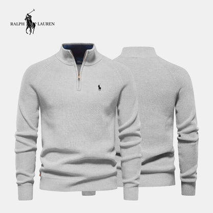 R&L™ Zip Neck Sweater for Men (Sale)